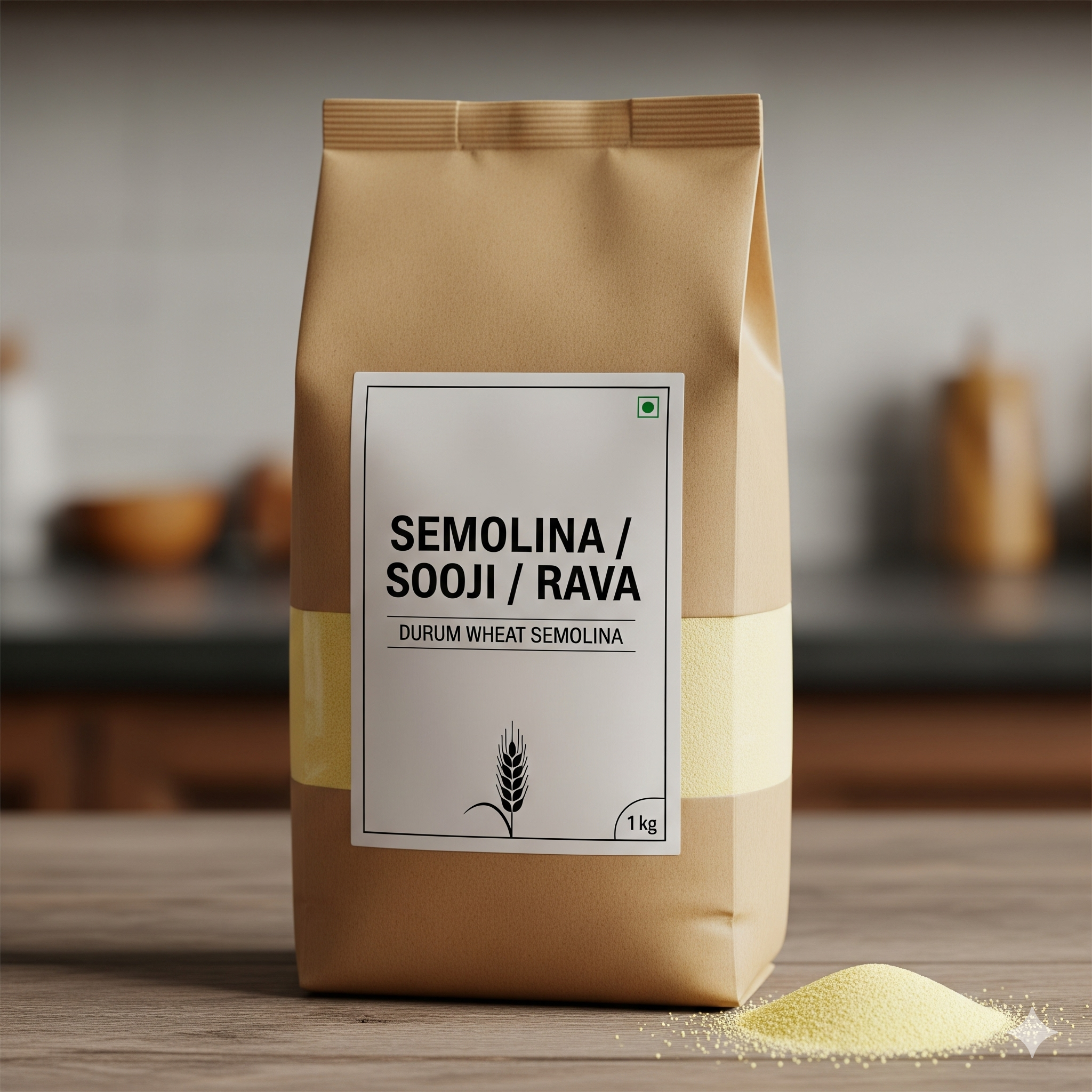 Semolina / Sooji / Rava - Loose 1kg